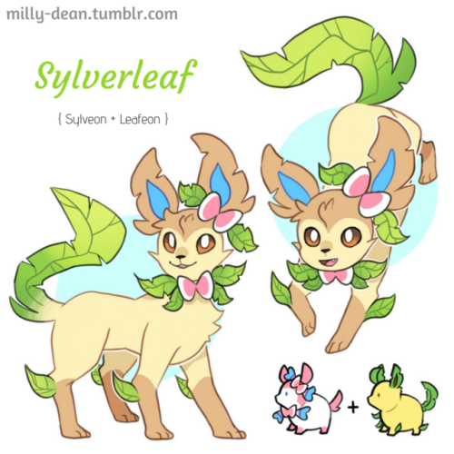 milly-dean: ~~ Sylveon Hybrids V2 ~~ This is a project I had meant to do a long time ago, at the time I didn’t feel that my art style was right for it though. Also, story time! The reason that vaporeon has two variations is because I couldn’t decide