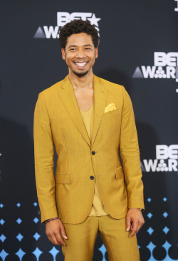 celebsofcolor:Jussie Smollett attends the 2017 BET Awards at Staples Center on June 25, 2017 in Los Angeles, California.