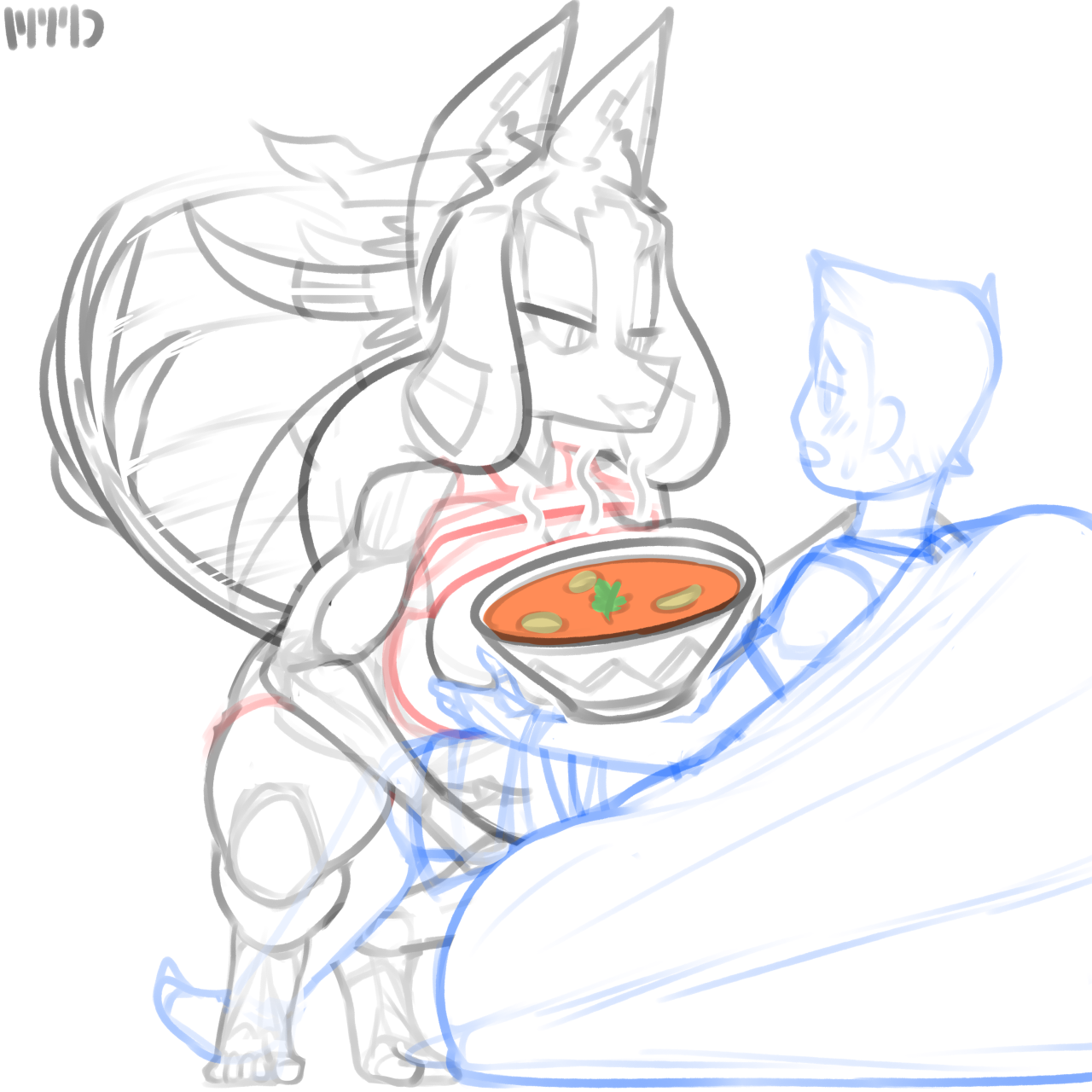 marthedog:  Made a soup account for the fun stuff I can’t post here or on Inkbunny.