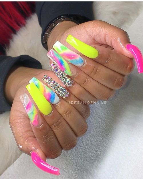 @_idreamofnails #blackgirlsdonails #bgdn #bgdninternational #nailart #nailswag #naildesign #blackgir