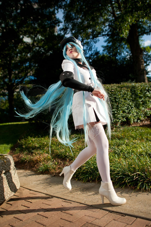 nsfwfoxyden:  foxy-cosplay:  So I heard you guys like Esdeath. <3 More pictures from this years AWA! I will be shooting a cosdev set of this character with accurate leggings soon.   So I heard you like Esdeath. :P 