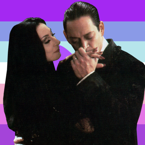 transandrophobe: LBT Morticia Addams icons + T4T Morticia &amp; Gomez icon, for anonymous!