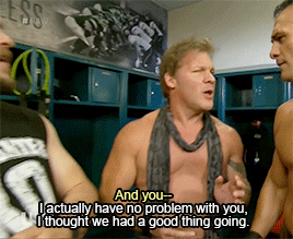 mithen-gifs-wrestling:  “I called you a GOAT, you called me a donkey, I thought