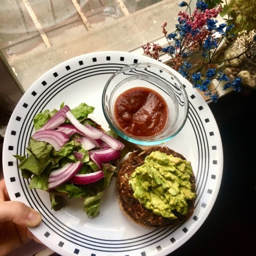 I’m convinced my veggie burgers are the best thing I cook‍