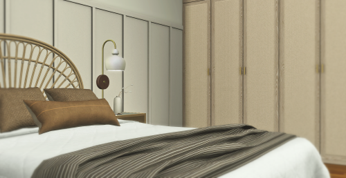 Sjel bedroom set (TS4)What you get:Butterfly rattan headboard (15712 polys, 3 swatches)Cane headboar