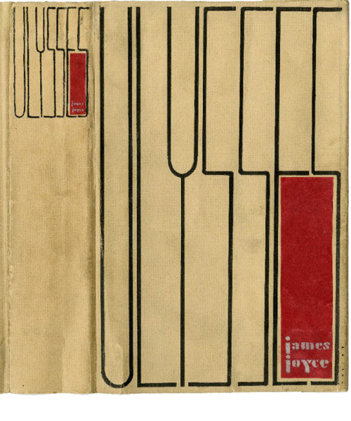 Ernst Reichl, mockup drawing for the dust jacket of James Joyce’s Ulysses, 1934. Published by Random