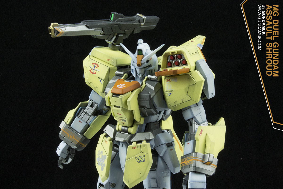 gunjap:  MG Duel Gundam Assault Shroud: Work by GundamUK. Photoreview Full Size Images,