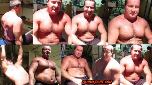 Strong Muscledaddy Gay Bear VIEW HIS DAILY NUDIST POSTS of himself on his page at onlyfans.c