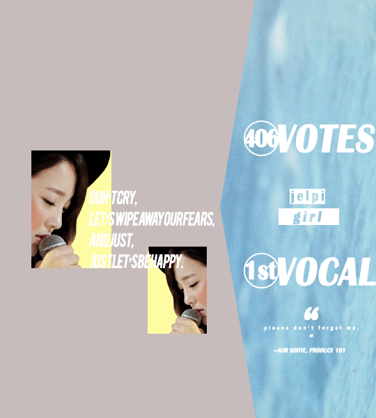 cataerpie: even if itâ€™s hard. (vote for kim sejeong) // insp 