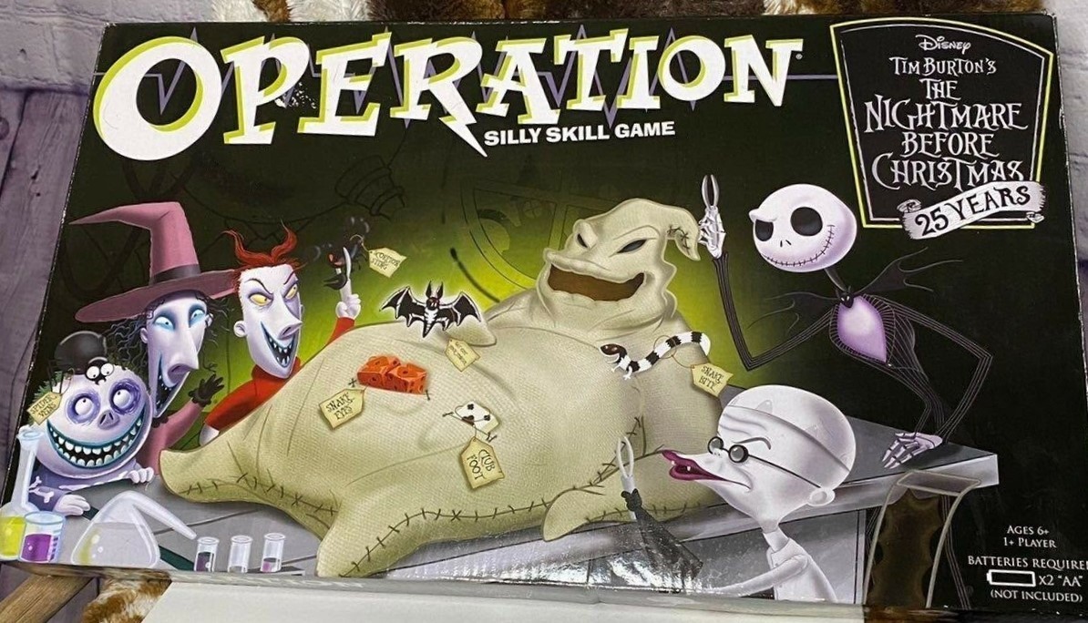 Operation The Nightmare Before Christmas Collectors Game Replacement Pieces NEW 