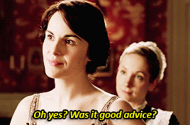 downtondaily:“How’s Carson getting on?”“Oh, much better, milady”