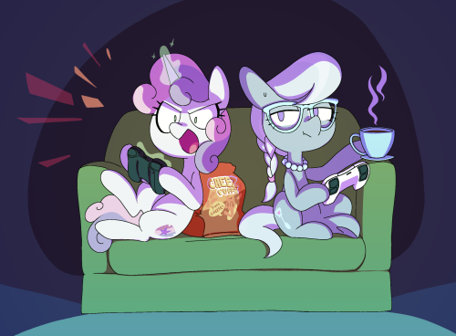 dawnf1re:  don’t worry, Sweetie Belle and Silver Spoon have separate tvs :)commission