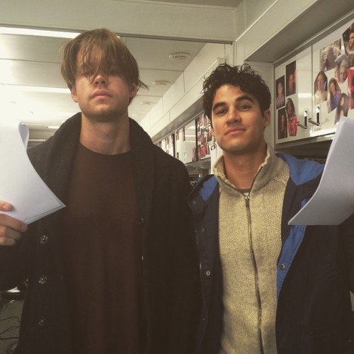 darrencriss-news-blog: DarrenCriss: Last days of early call times and fresh-outta-bed rehearsals #Gl