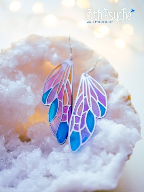 sosuperawesome: Fairy Wing Jewelry  13th Psyche on Etsy See our #Etsy or #Jewelry tags