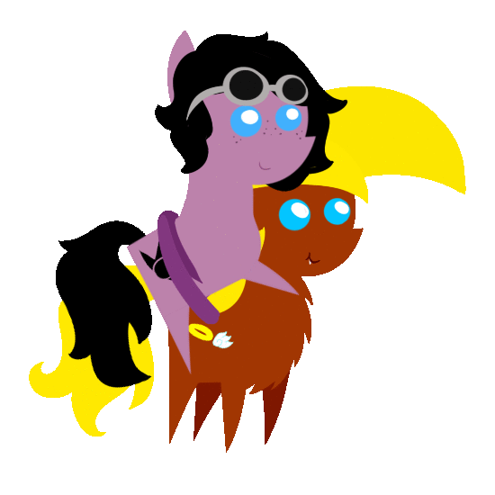 mortys-laboratorium:  PIGGY BACK RIDE! shootingstarsafterdark  x3!