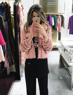 eleanorj-calder:  eleanorj92: Playing dress up today in @gucci with @maximilianhurd - I want everything! 