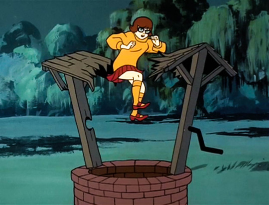 Ok, so, the gang is currently falling into a mystery well.