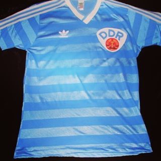 Football Shirt Collective 1986/87 East Germany DDR football shirt from...