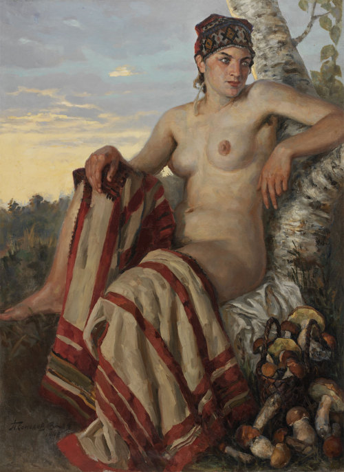 artbeautypaintings:  Forest beauty - Pavel Petrovich Sokolov-Skalia