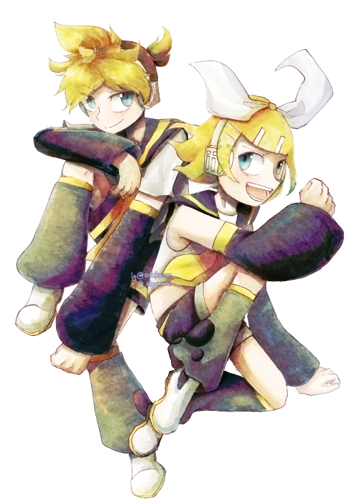 sigomaru:mom look i’m on a collabhere are the two pieces i made for @100kagaminecollab! check 