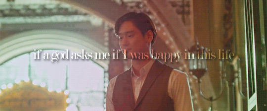 theflowergirl:“If a god tells me, ‘Good job living a hard life, you lived it well,’ and pats my shou