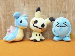 shelgon:Lapras, Wobuffet and Mimikyu: Pokémon Dolls