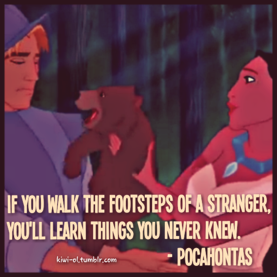 Kiwi Inspo Pocahontas Quote Screencap