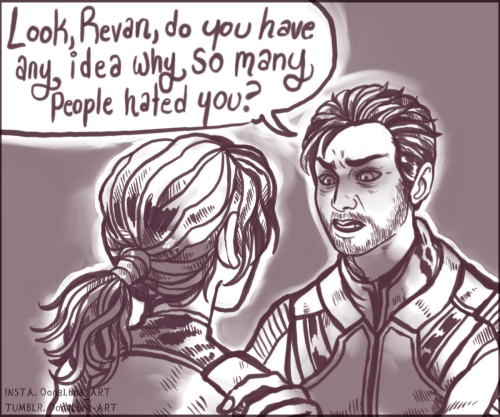 I Have Several Reasons Why I Prefer Interpretations In Which Revan Is A Woman. This, However, Happens