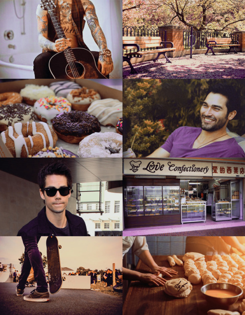 bakery au  (｡♥‿ ♥｡) Scott: Jesus. Just ask him out.Stiles:  You make this so