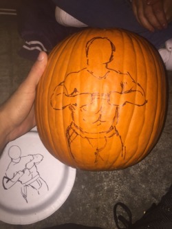 manjosticks:  Shameless pumpkin carving at