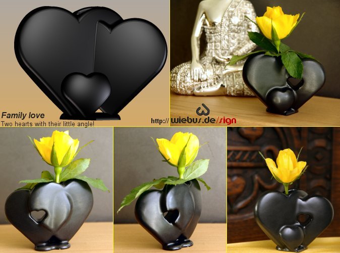 Finally the 3D prints arrived! :)
This is Family love! – Variant 3 of my Heart Family collection of vases (CAD model on the upper left). The photographs show the “Soon four!” variant as an example of a real 3D print in ceramics, available on...