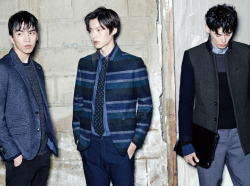 the-editorial-photoblog:  Ahn Jae Hyun / Do Sang Woo / Kim Won Joong / Chris.Christy / Fall 2014 / Ad Campaign 