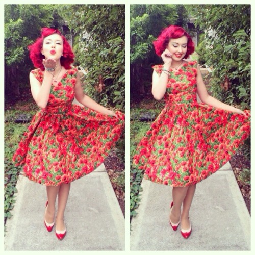 weirdlyshaped:pinupdaysvintagenights:A month of perfect outfits. I love my wardrobe. I recogni
