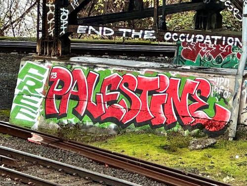"End The Occupation, Free Palestine"