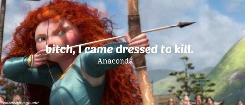 theatlanticaprincess:Princesses + Nicki Minaj lyrics‘How are these related’ Well, I like