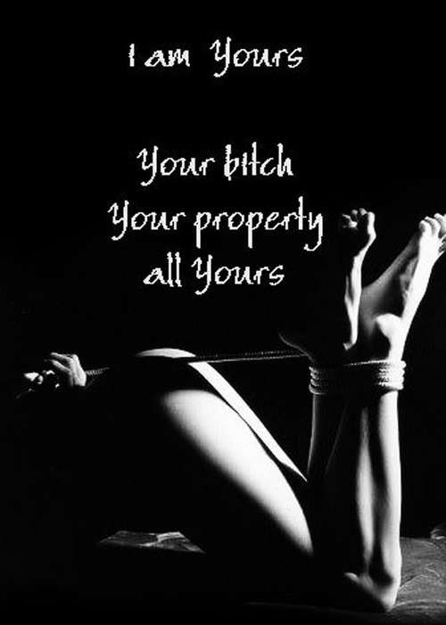nicki718:  his-owned-girl:  Yours……   Maybe