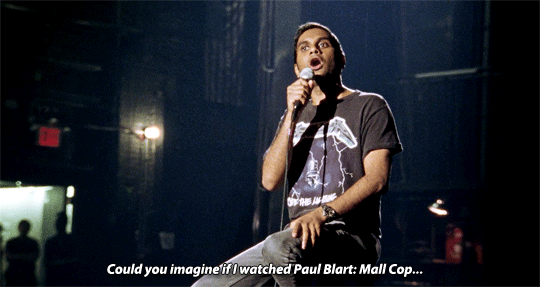stream:It’s coming from a good place, but some people are acting weird, man.Aziz
