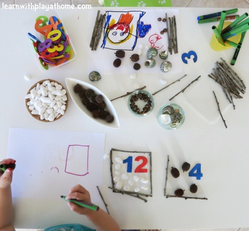 “An Invitation to Play and Learn with Numbers and Natural Materials”Things you’l