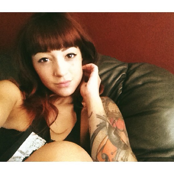 brewinsuicide:  At home looking for cars all day. #selfie #icutmybangswbuzzers