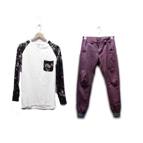 ✖️Purple tho✖️ #histyle #blvck #floralprint #jogger #blvckfashion #blackfashion #highfashion