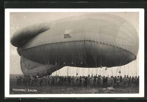 vonholeczek:Czechoslovak Balloon artillery observation company during training in Milovice 1923. On 