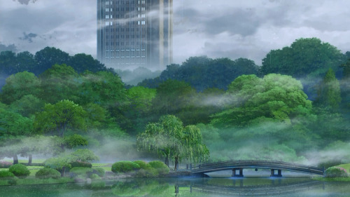 Makoto Shinkai’s movie Kotonoha no Niwa - the Garden of Words is mindblowingly beautiful. The level 