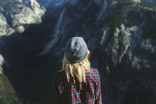 whitneyjustesen:Danielle at Glacier Point, Yosemite National ParkNovember 2014