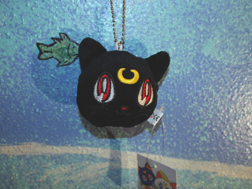 thevintageloser: ❤ Sailor Moon Luna Black Cat Plush Hanging Decor ❤