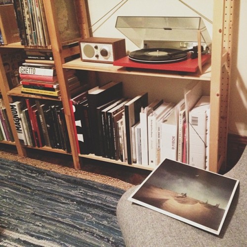 havemycake:  The ol’ 10 p.m. study break/Vinyl of the Month celebration. (Lord Huron is killing me right now.) 