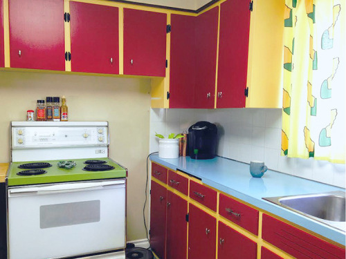 laughingsquid: Calgary Couple Remodels Their Real-Life Kitchen to Look Like the Cartoon Kitchen From