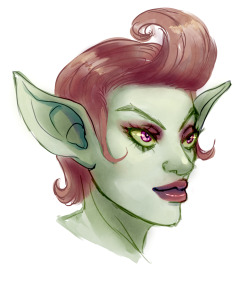 pinxiedust:  A Year of Learning Warcraft Art challenge – Goblin