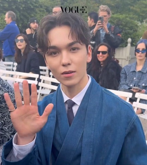 You Finish Fixing Vernon's Tie As He Looks Down At You With His Silly Little Grin On His Face.