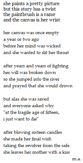 fakemoans:asdfghjkl; i wrote this in study hall I wish I could go back in time and