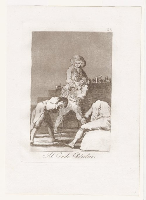 Al Conde Palatino, Francisco José de Goya y Lucientes, 1799, Minneapolis Institute of Art: Prints an